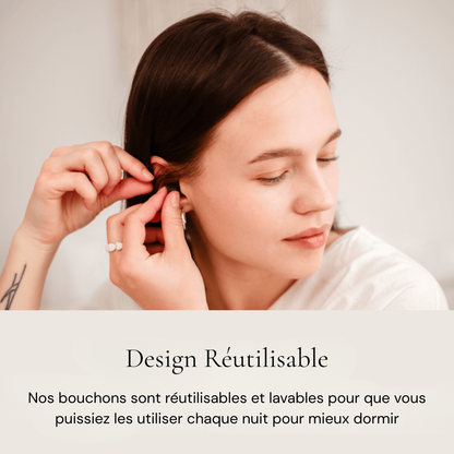 Bouchons d'oreille réutilisables pour dormir Mylhoa