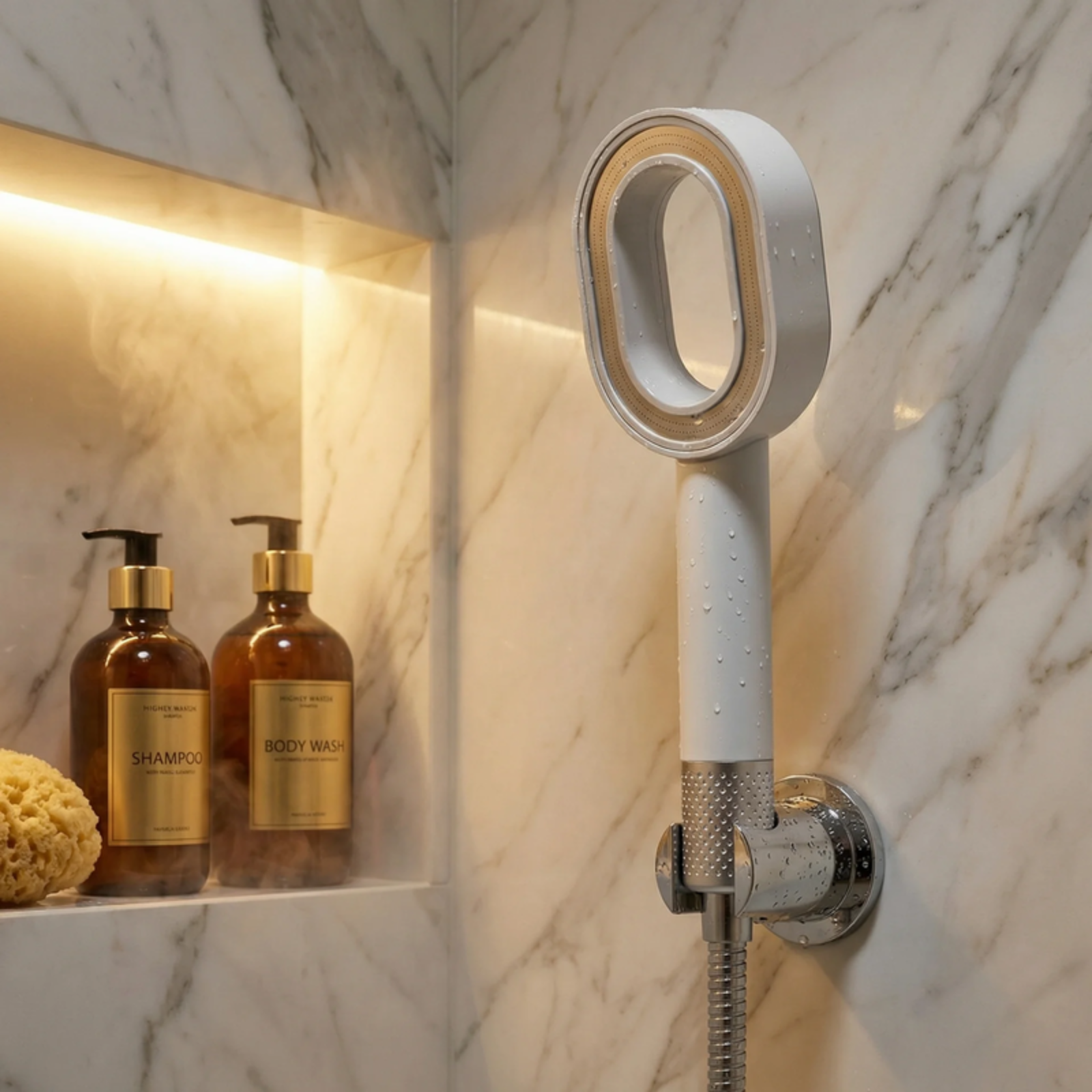 Pommeau de douche filtrant 3 en 1